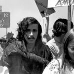 Rich during a protest march.